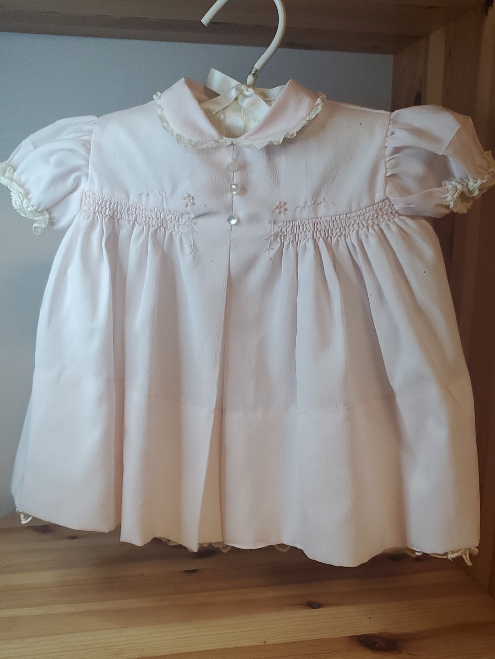 Sweet Baby Pink Smocked Dress